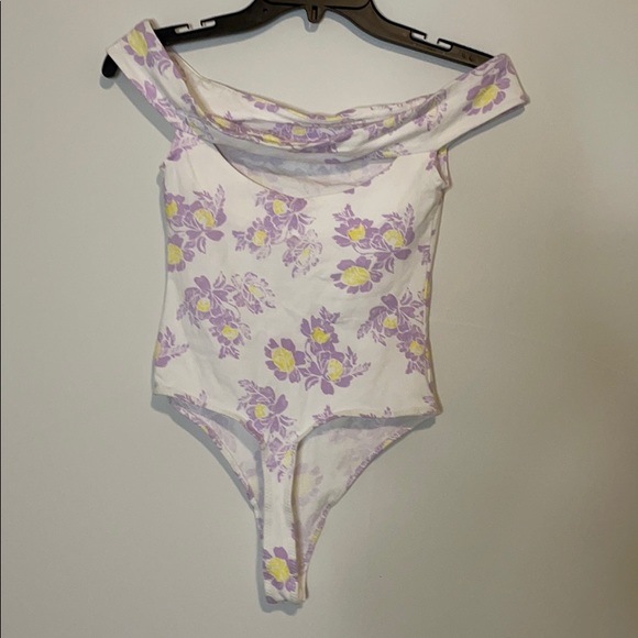 Free People Off The Shoulder Bodysuit - Picture 6 of 7